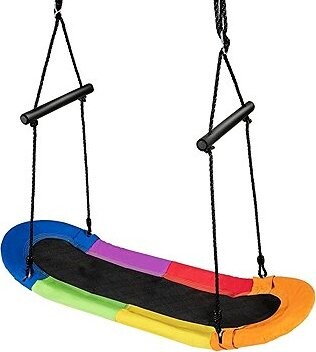 Costway Houpačka Skateboard Rainbow