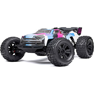 Arrma Kraton 6S V6 BLX 1:8 4WD RTR modré/ružové