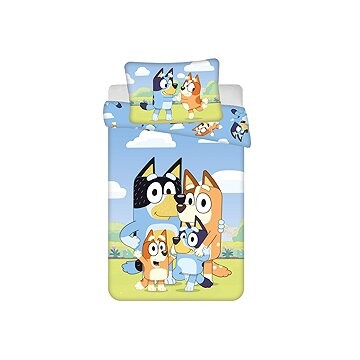 Jerry Fabrics Obliečky do postieľky Bluey 004 baby 100 × 135, 40 × 60 cm