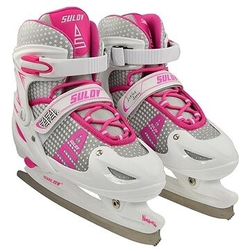 SULOV NAOMI dievčenské, veľ. S (30 – 33), bielo-ružová