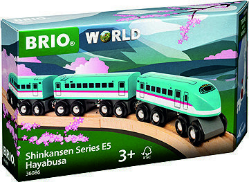 Brio 36086 Edícia Svetové vlaky: Schinkansen Hayabusa E5
