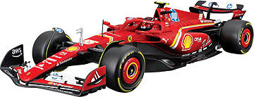 Bburago Ferrari SF-24 (2024) 1:24 Kit #55 Sainz (s podstavcem)