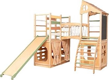 Piccolino Montessori ihrisko Morning light so šmykľavkou, rampou a matracom