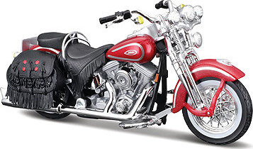 Maisto Harley-Davidson FLSTS Heritage Softail Springer 1999 1:18 červená
