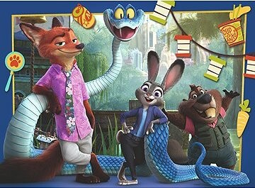 Ravensburger 120041382 Zootropolis: Mesto zvierat