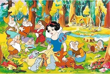 TREFL Puzzle Disney: Snehulienka a sedem trpaslíkov 600 dielikov