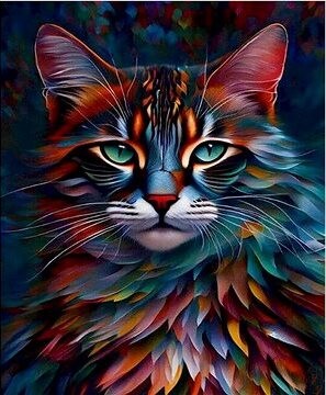 Gaira Maľovanie podľa čísel Mačka M38935