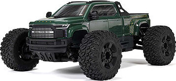 Arrma Big Rock 223S BLX 1:10 4WD RTR DSC zelené