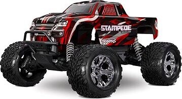 Traxxas Stampede 1:10 BL-2s RTR červený