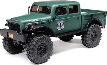 Axial SCX24 Dodge Power Wagon 1940 1:24 4 WD zelený