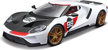 Maisto Ford GT Heritage 2021 1:18 bílá