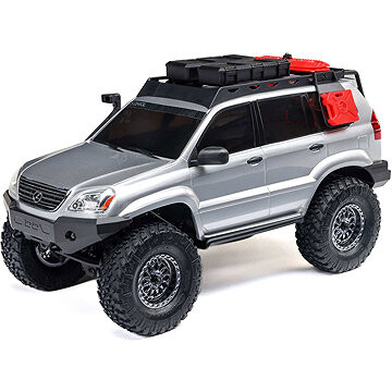 Axial SCX24 Lexus GX 470 1:24 4WD RTR strieborný