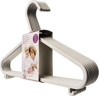 MALTEX detské vešiaky sivé, 8 ks