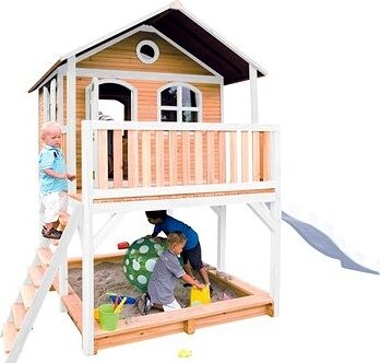 Axi dětský domeček Marc bílá/hnědá