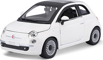 Bburago Fiat 500 2007 1 : 24 biely