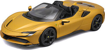 Bburago Ferrari SF90 Spider 1 : 18 žltá metalíza