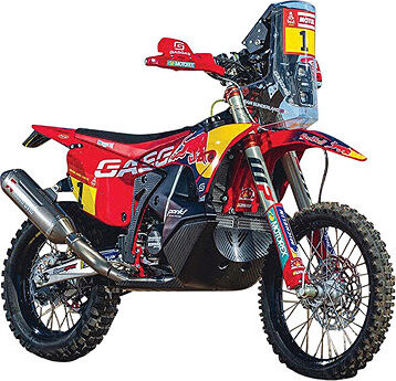 Bburago Red Bull KTM Rally GasGas RX450F 1:18 Daka