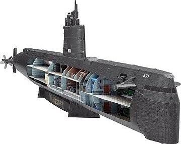 Metal Earth 3D puzzle Premium Series: Ponorka USS Nautilus