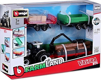 Bburago Valtra N174 s doplňky (dárkové balení)
