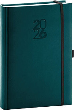 NOTIQUE Aprint Top 2026 denný, petrolejový, 15 × 21 cm