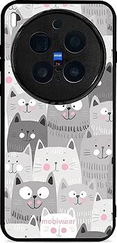 Mobiwear Glossy lesklé puzdro na Vivo X300 Pro mačičky