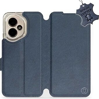 Mobiwear Flip kožené knižkové pre Honor 400 – Modré