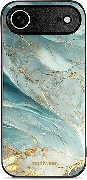 Mobiwear Glossy lesklý pre Apple iPhone Air – Zelenkavý mramor