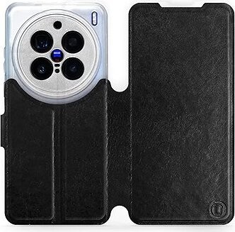 Mobiwear flip knižkové pre Vivo X200 Pro – Čierne