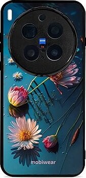 Mobiwear Glossy lesklé puzdro na Vivo X300 Pro kvety na hladine