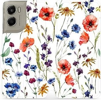 Mobiwear Flip puzdro pre Motorola Edge 70 kvety