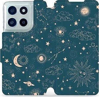 Mobiwear Flip puzdro pre Motorola Moto G56 5G vesmír