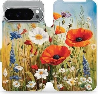 Mobiwear flip knižkové pre Google Pixel 10 Pro XL – Letná lúka