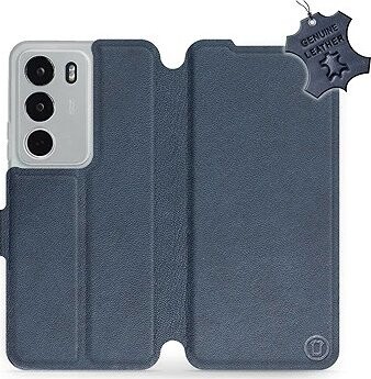 Mobiwear Kožené flip knižkové pre Realme C71 – Modré