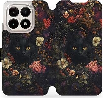 Mobiwear Flip puzdro pre Xiaomi 15T tmavé mačky