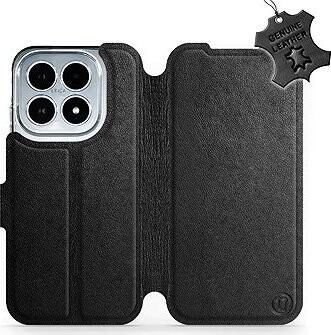 Mobiwear Kožené flip puzdro pre Xiaomi 17 čierne