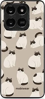 Mobiwear Glossy lesklé puzdro na Honor X7d mačky