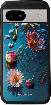 Mobiwear Glossy lesklé puzdro na Google Pixel 8A kvety na hladine