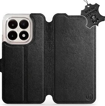 Mobiwear Kožené flip puzdro pre Xiaomi 15T čierne