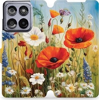 Mobiwear flip knižkové pre Motorola Edge 60 Fusion – Letná lúka