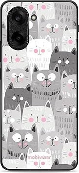 Mobiwear Glossy lesklé puzdro na OnePlus Nord CE5 mačičky