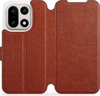 Mobiwear Flip puzdro pre OnePlus 15 hnedé a sivé