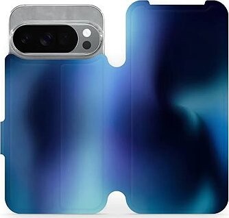 Mobiwear flip knižkové pre Google Pixel 10 Pro – Modrý odtieň