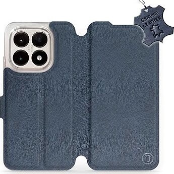Mobiwear Kožené flip puzdro pre Xiaomi 15T modré