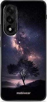 Mobiwear Glossy lesklé puzdro na OnePlus Nord 5 strom s galaxiou