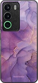 Mobiwear Glossy lesklý pre Realme C71 – Fialový mramor