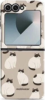 Mobiwear Elite Pro odolný obal na Samsung Galaxy Z Flip 7 FE mačky