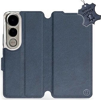 Mobiwear Kožené flip knižkové pre Vivo V50 Lite – Modré