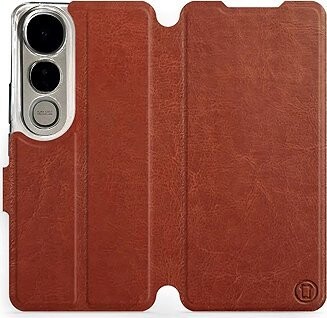 Mobiwear flip knižkové pre Vivo V50 Lite – Hnedé