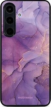 Mobiwear Glossy lesklé puzdro na Samsung Galaxy S25 FE fialový mramor