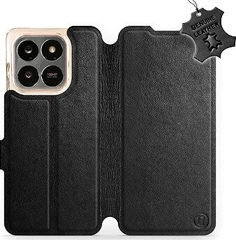 Mobiwear Kožené flip puzdro pre Honor x7d čierne